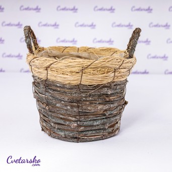 Дървена Кашпа за Аранжиране Дървена Кашпа за Аранжиране