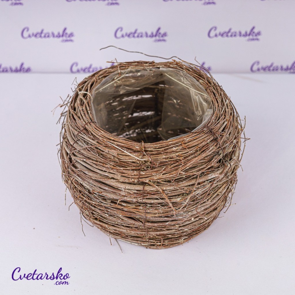 Дървена Кашпа за Аранжиране